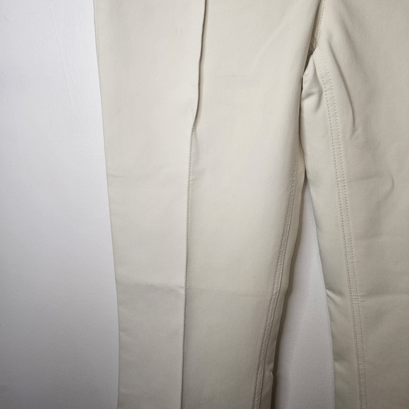 NWT Massimo Dutti Cream Pin Tuck Pants Size 4 - Picture 4 of 12